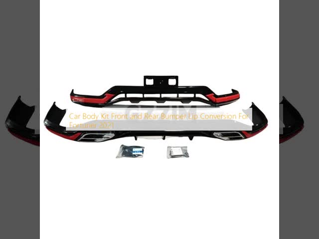 カーボディキット フロントとリア バンパー リップ 変換 For Fortuner 2021