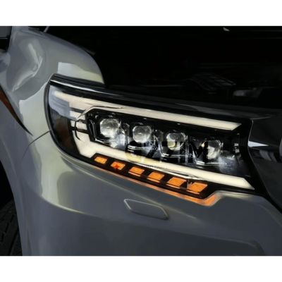 Toyota Prado 2018-2023 Auto Accessories Replacement Head Lamp 4 Eyes Led Headlight Product With Excellent Fitment Guaranteed