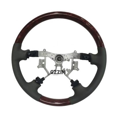 オールドスタイル 桃木 穀物 車のステアリング ホイール トヨタ プラド FJ120