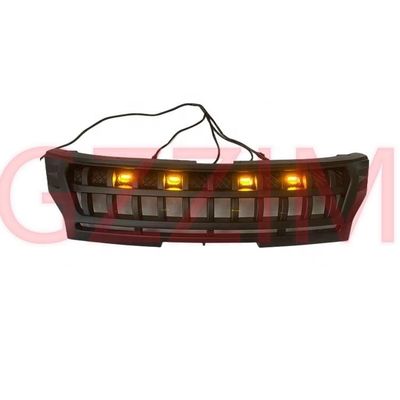 Triton L200 2019 カー フロントグリル 黒 オート フロントグリル LED バンパー