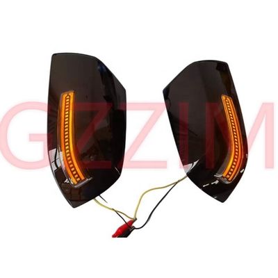 黒色 後ろ鏡カバー トヨタ トンドラ 2007-2021 LEDライト サイドミラー