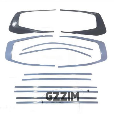 LC200 2008-2021用カスタマイズ可能なカーエクステリアアクセサリー ウィンドウウェザーストリップモールディングトリム ウェザーストリッピング 完璧なフィット感 LC300スタイルへのアップグレード
