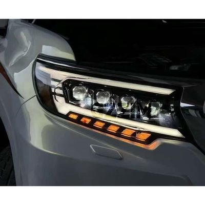 トヨタ ランドクルーザープラド 2018-2023 オートアクセサリー 交換用ヘッドランプ 4眼 LED ヘッドライト 優れたフィッティング保証